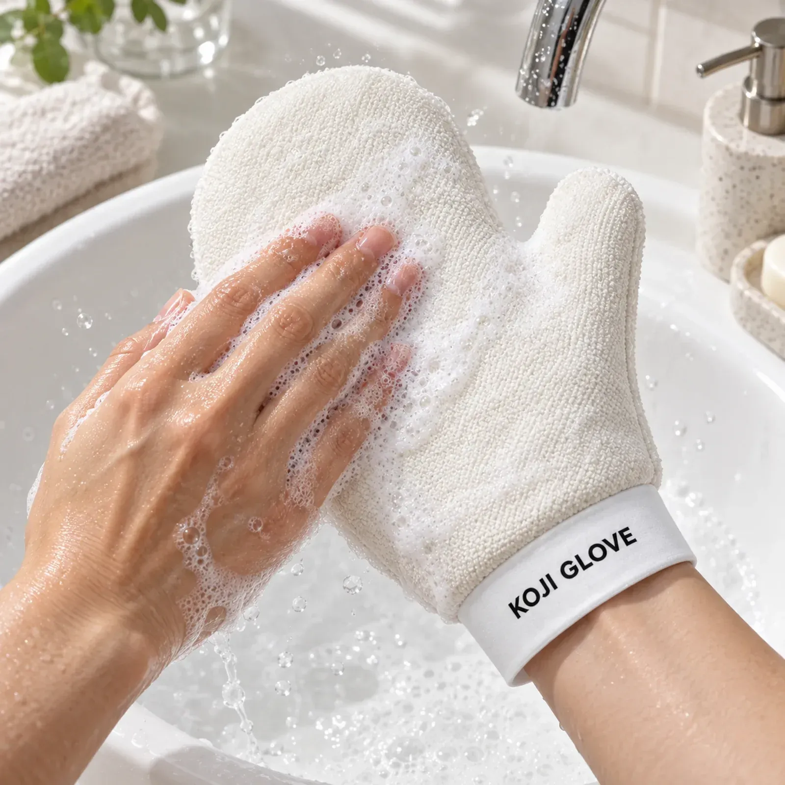 Kōji Glove - złuszczająca rękawica do ciała, zdjęcie 3