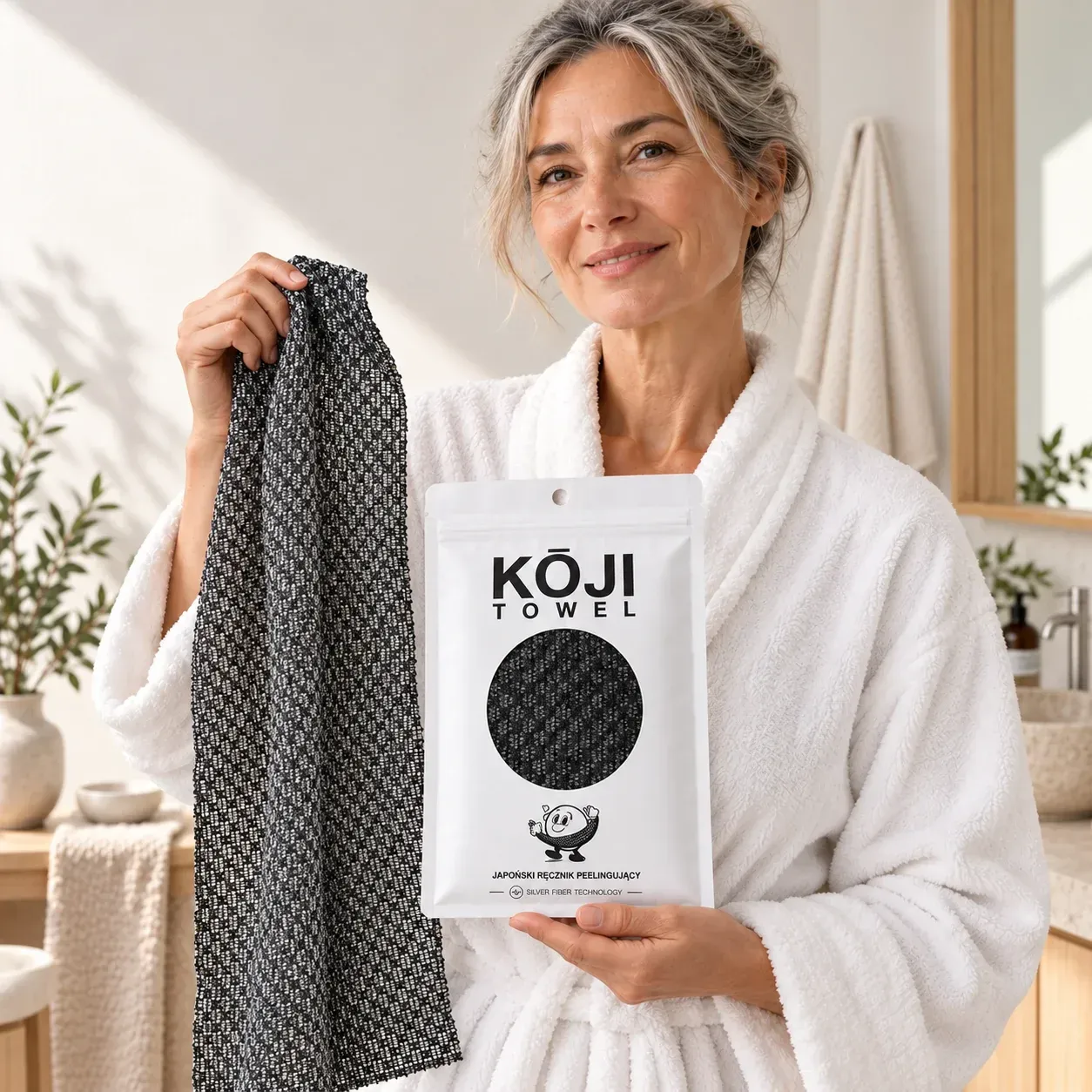 Kōji Towel - japoński ręcznik peelingujący, zdjęcie 6
